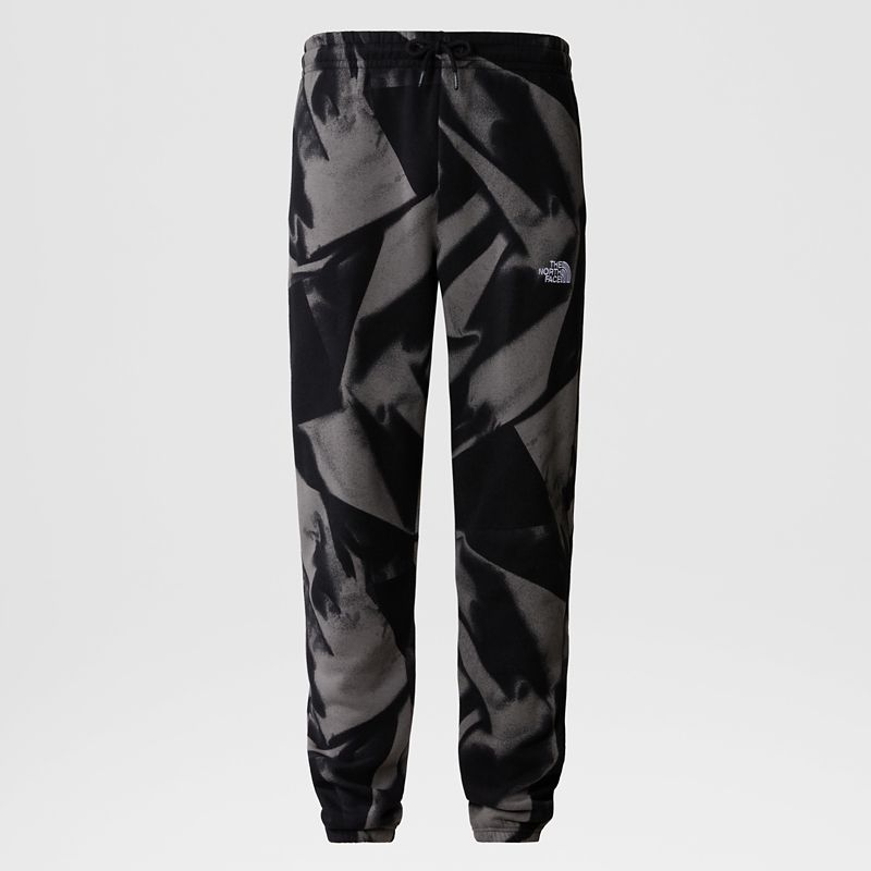 The North Face Men's Essential Printed Joggers Smoked Pearl Garment Fold Print