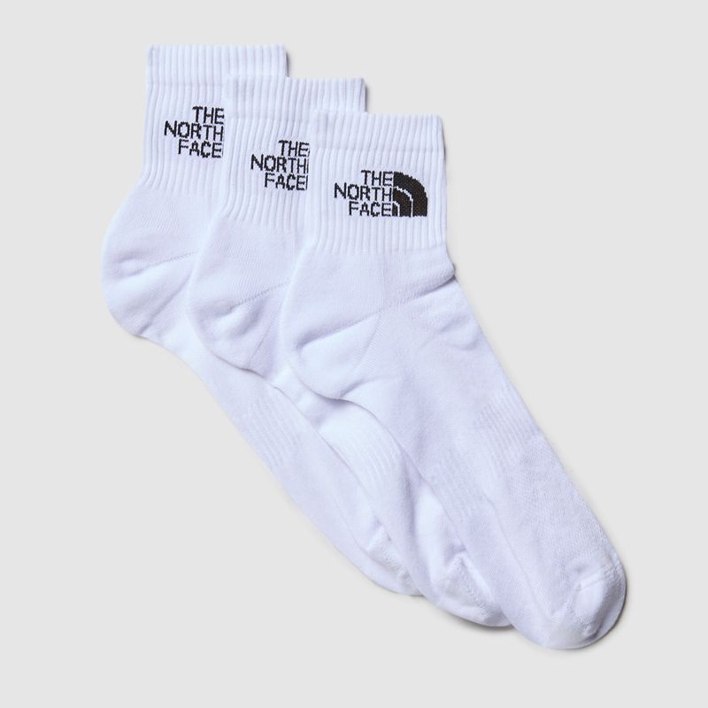 The North Face Multi Sport Gepolsterte 1/4-lange Socken Tnf White 