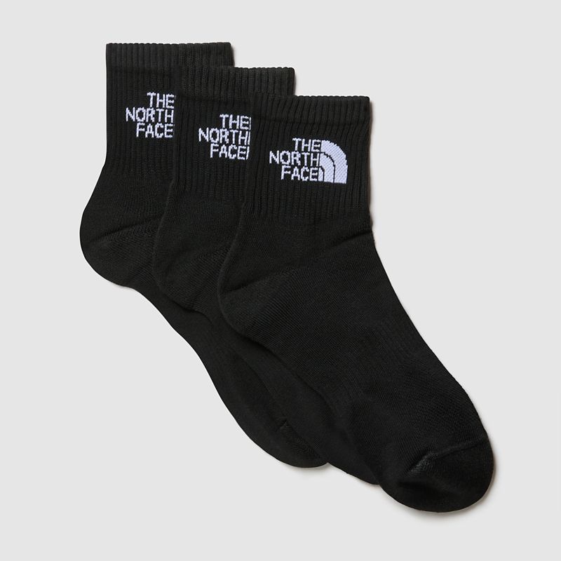 The North Face Multi Sport Gepolsterte 1/4-lange Socken Tnf Black 