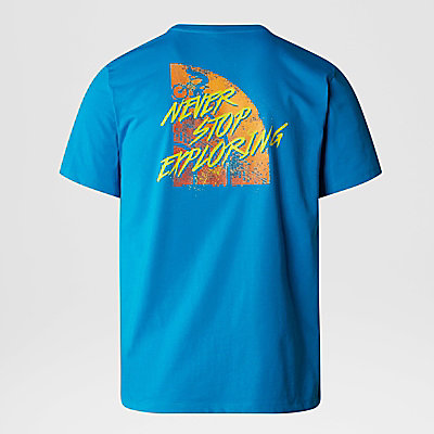 Camiseta con estampado gráfico Foundation Tracks para hombre 7