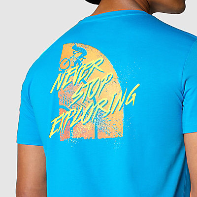 Foundation Tracs-T-shirt met print voor heren 5