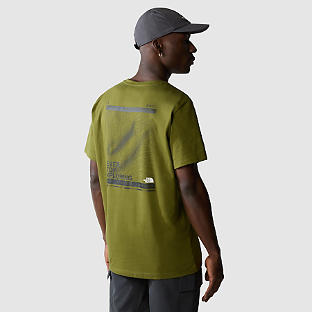 Camiseta con estampado gráfico Foundation Mountain Lines para hombre | The North Face
