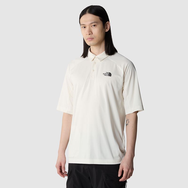 The North Face Men's Packable Polo Shirt White Dune