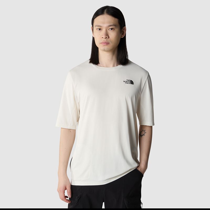 The North Face Verstaubares T-shirt Für Herren White Dune 