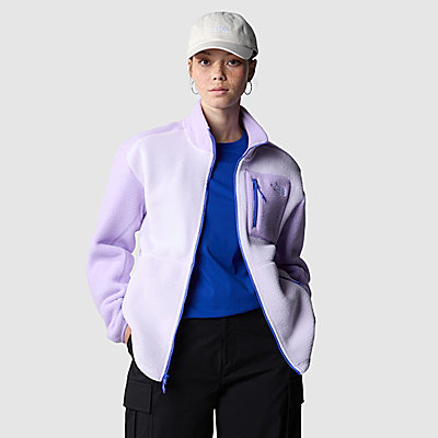 Yumiori Fleece-Jacke mit durchgehendem RV für Damen 5