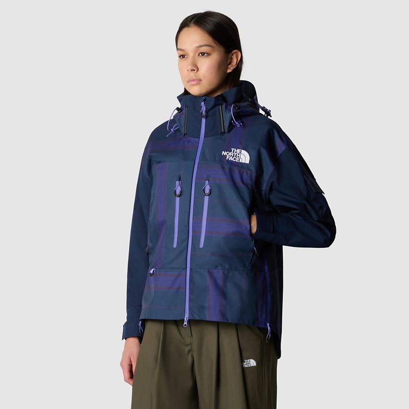 The North Face Chaqueta Piecework Para Mujer Summit Navy Ascent Stripe 