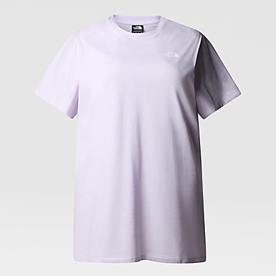 Women's Plus Size Simple Dome T-Shirt Dress 8