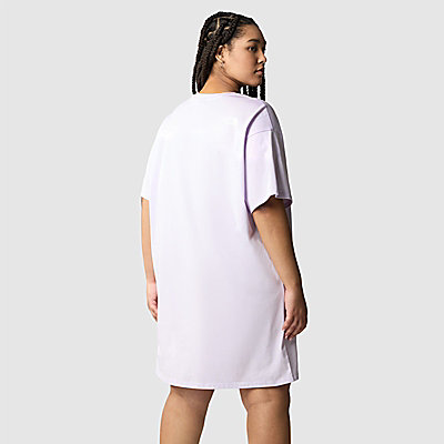 Simple Dome T-Shirt-Kleid in Übergröße für Damen 3