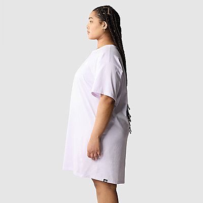 Women's Plus Size Simple Dome T-Shirt Dress 4
