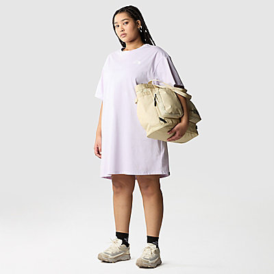 Simple Dome T-Shirt-Kleid in Übergröße für Damen 5