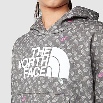Light Drew Peak-hoodie met print voor meisjes 4
