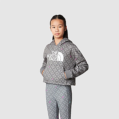 Light Drew Peak-hoodie met print voor meisjes 1