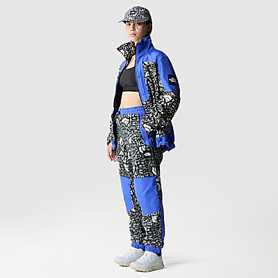 Fleeski Y2K jakke med lynlås og print 13