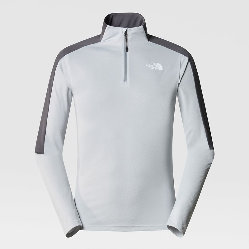 The North Face Mountain Athletics Langarm-shirt Mit 1/4-langem Rv Für Herren High Rise Grey-monument Grey 