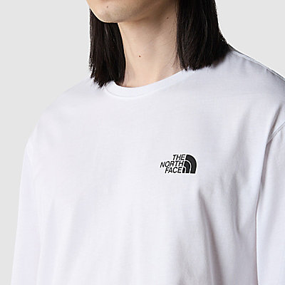 T-shirt de manga comprida Photo Print para homem 5