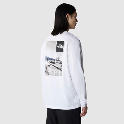 Camiseta de manga larga con foto estampada para hombre | The North Face