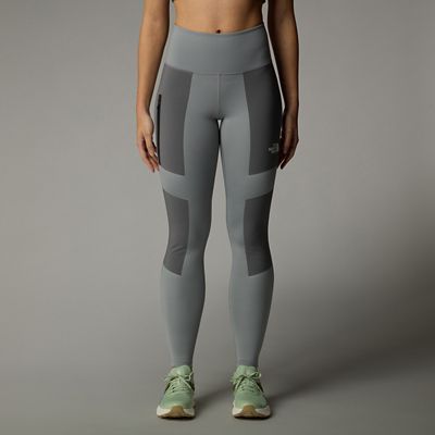 The North Face Women&#39;s Mountain Athletics Leggings Monument Grey-smoked Pearl Size L Regular