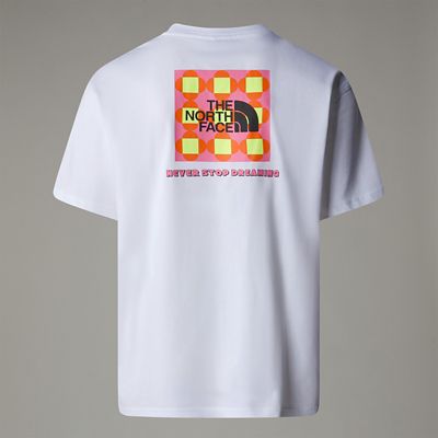 The North Face Unisex Tnf X Yinka Ilori Box Graphic T-shirt Tnf White Size S