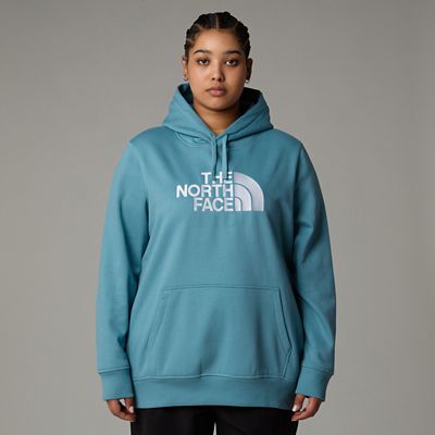 Sweat à capuche grande taille femme sale