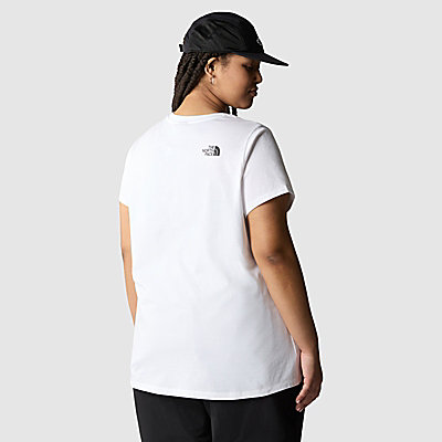 Plus Size Simple Dome-T-shirt voor dames 3