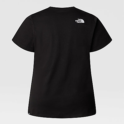 Simple Dome t-shirt i store størrelser til damer 10