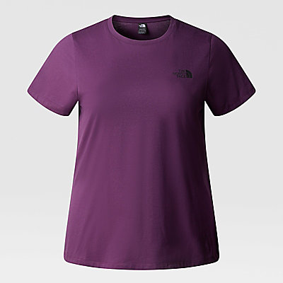 Plus Size Simple Dome-T-shirt voor dames 7