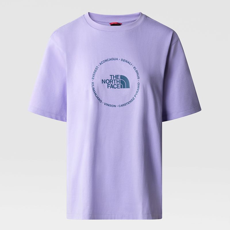 The North Face Women's Circle Logo Relaxed T-shirt Violet Tulip Purple