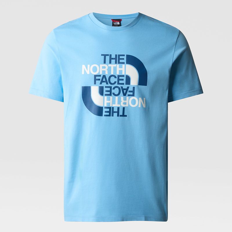 The North Face Reverse Logo T-shirt Für Herren Pinnacle Blue 