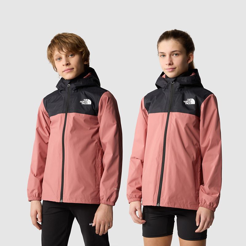 The North Face Teens' Rainwear Shell Jacket Light Mahogany