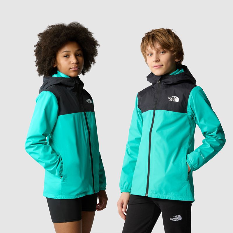 The North Face Teens' Rainwear Shell Jacket Geyser Aqua