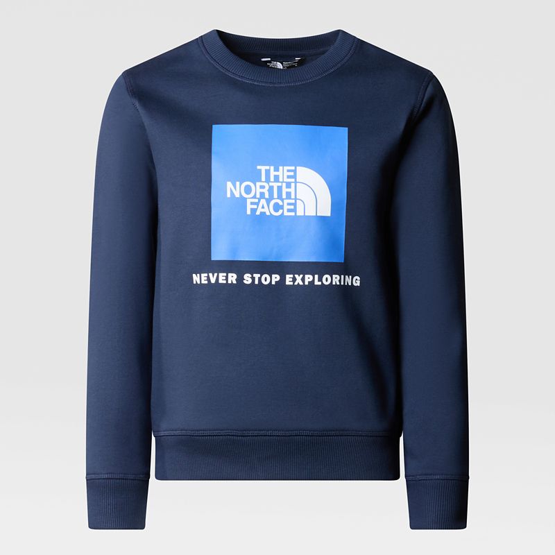 The North Face Teens' Redbox Sweatshirt Summit Navy-dopamine Blue
