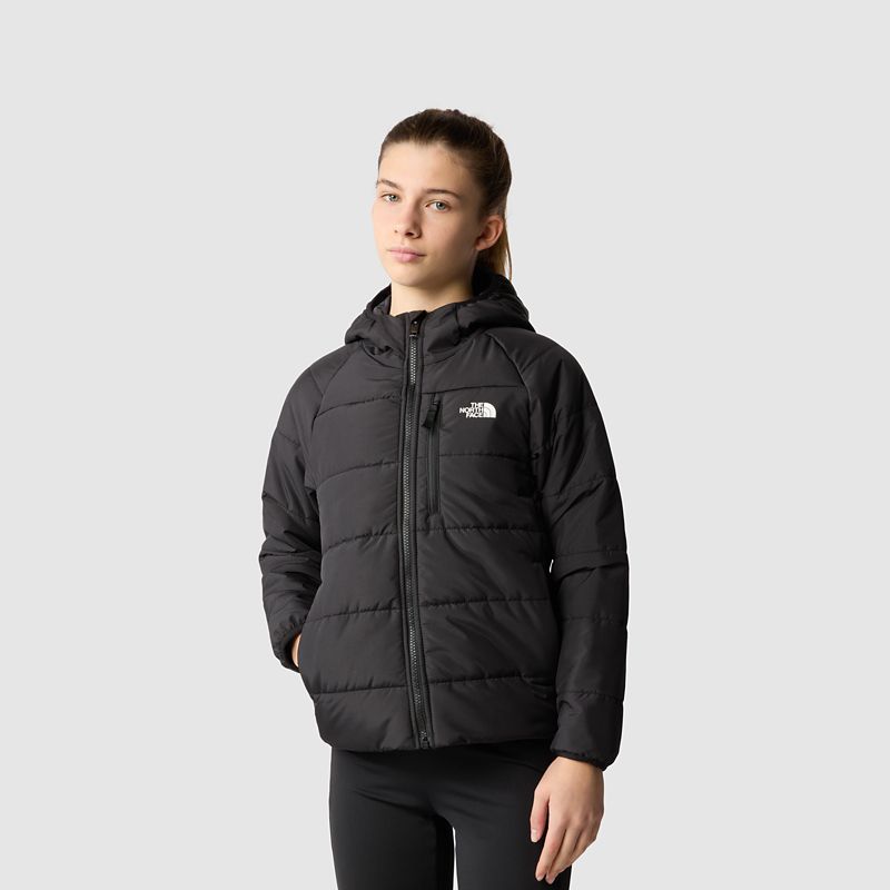 The North Face Girls' Reversible Perrito Jacket Tnf Black