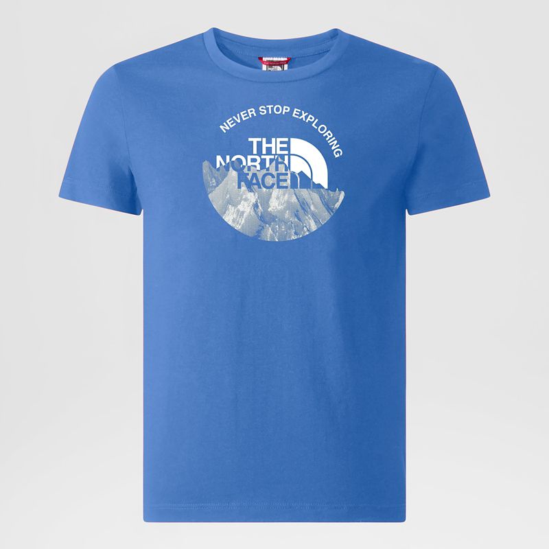 The North Face Teens' Graphic T-shirt Super Sonic Blue