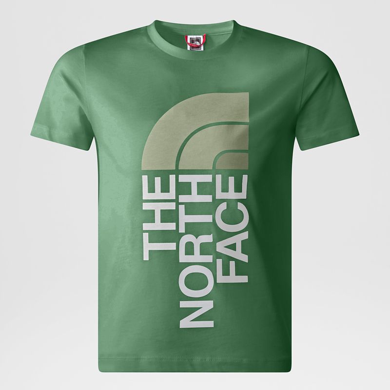 The North Face Camiseta Ascent Para Jóvenes Deep Grass Green Multicolor 