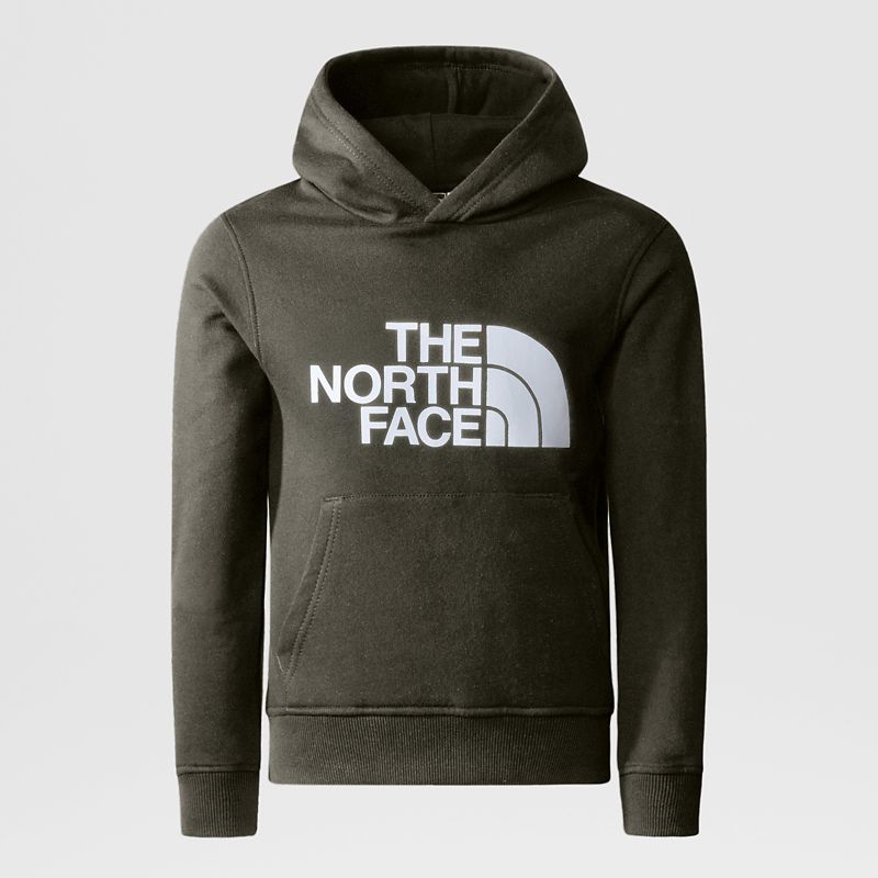 The North Face Teens' New Peak Hoodie New Taupe Green