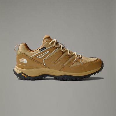 The North Face Women&#39;s Hedgehog Gore-tex&#174; Hiking Shoes Utility Brown-khaki Stone Size 5.5