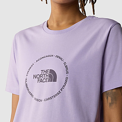 Circle Logo relaxt geschnittenes T-Shirt für Damen 5