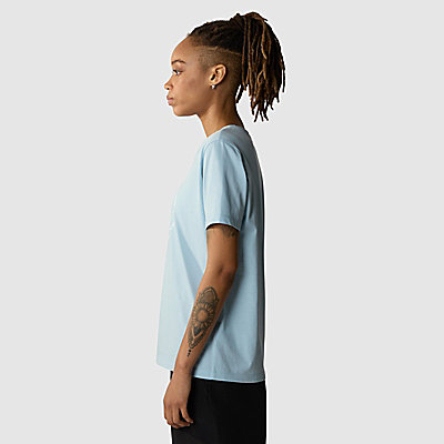 T-shirt descontraída com logótipo circular para mulher 4