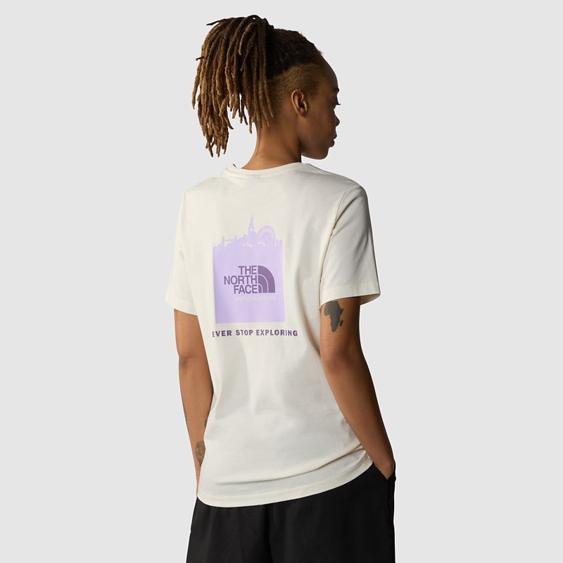 The North Face Camiseta Uk Redbox Para Mujer White Dune-lite Lilac 