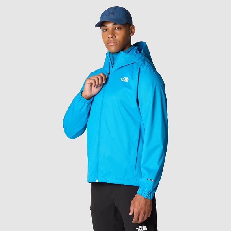 The North Face Men's Quest Hooded Jacket Skyline Blue Black Heather