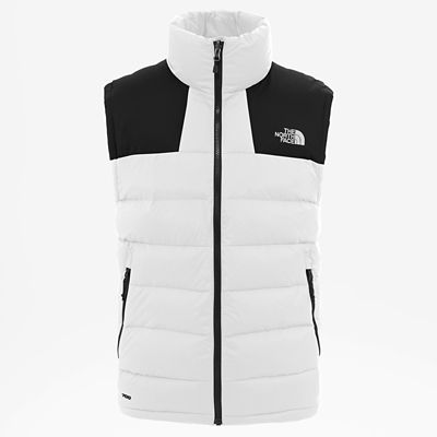 white north face gilet