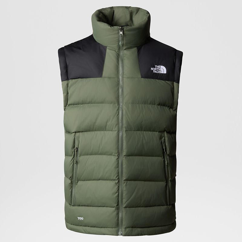 The North Face Men's Massif Down Gilet Thyme-tnf Black