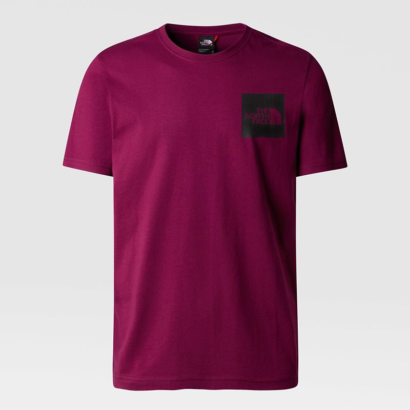 The North Face Fine T-shirt Für Herren Boysenberry 