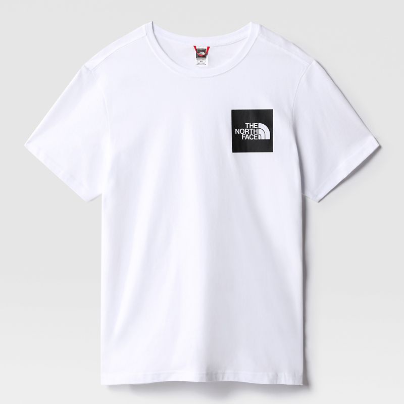 The North Face Fine T-shirt Für Herren Tnf White-tnf Black 