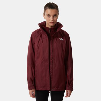 The North Face Womens Evolve Ii Triclimate Jacket Regal Red-