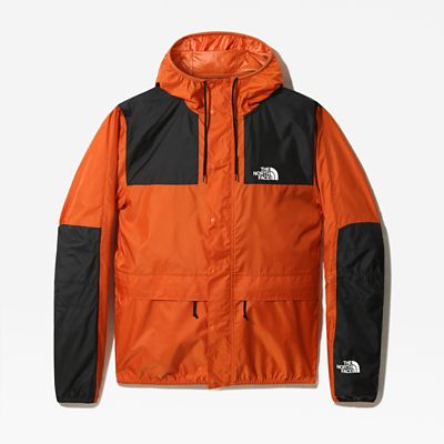 the north face 1985 seasonal mountain jacket in orange